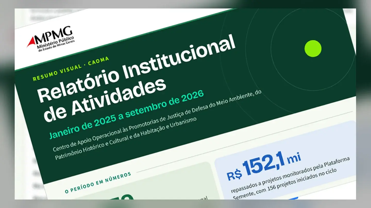 Ministério Público de Minas Gerais (MPMG) destaca apoios às Promotorias de Justiça