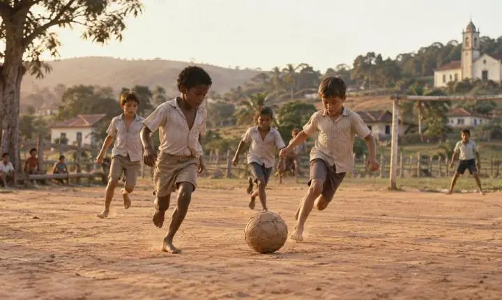 A bola de capotão nos campos de terra