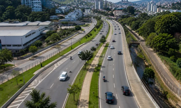 Acesso Norte em Juiz de Fora será reaberto para veículos após obras de reconstrução