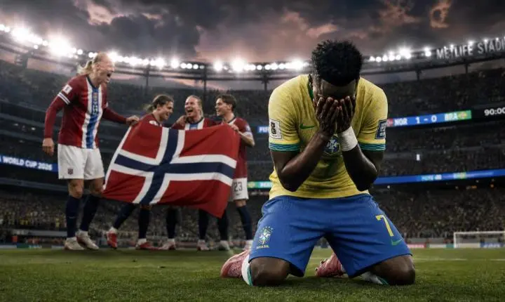 Brasil é eliminado pela Noruega nas oitavas da Copa do Mundo de 2026 e adia sonho do hexacampeonato