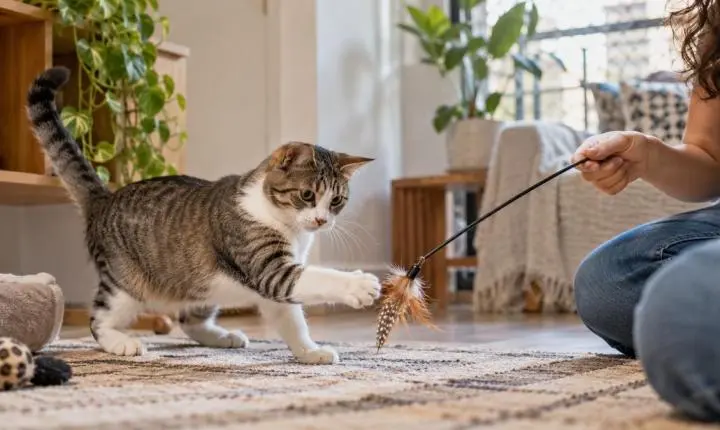 Brincadeiras que estimulam o instinto do gato: guia prático e cuidados essenciais