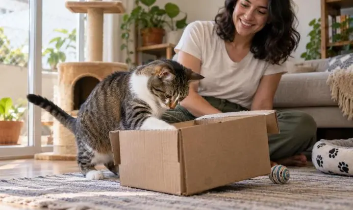 Caixas de papelão são seguras para gatos: guia prático e cuidados essenciais
