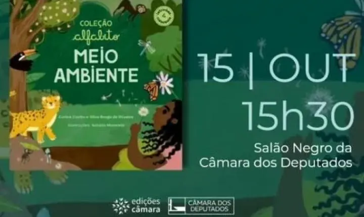 Câmara dos Deputados lança livro infantil sobre meio ambiente