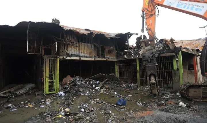 Ceagesp cria área provisória após incêndio na Ceagesp