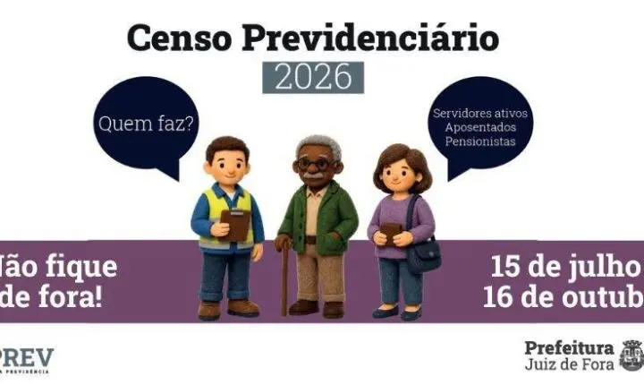 Censo previdenciário de Juiz de Fora exige atualização cadastral de servidores até 2026