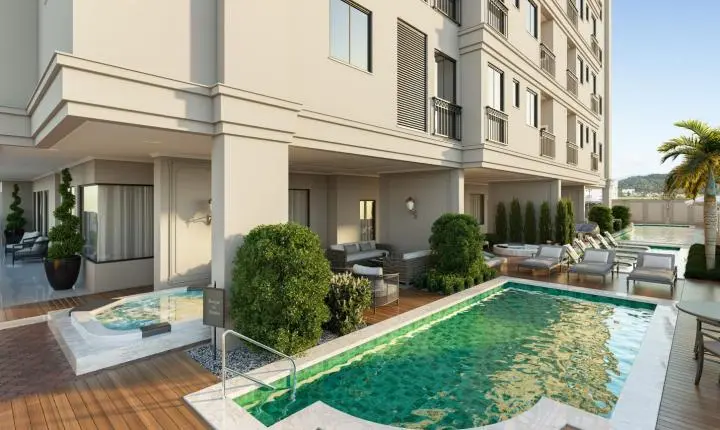 Com 100% das unidades vendidas, edifício de 25 mil m² e 192 apartamentos será entregue em Porto Belo