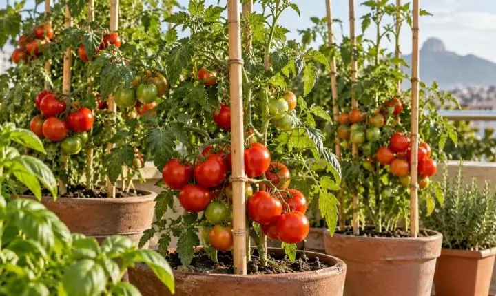 Como cultivar tomate em vasos com apoio de bambu: guia prático e cuidados essenciais 