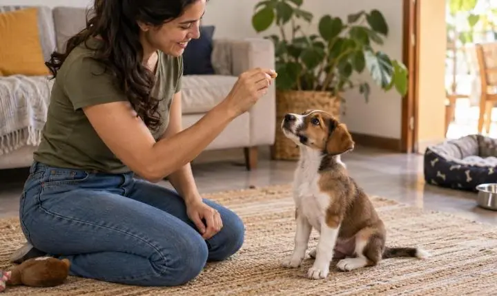 Como ensinar o filhote a sentar: guia prático e cuidados essenciais