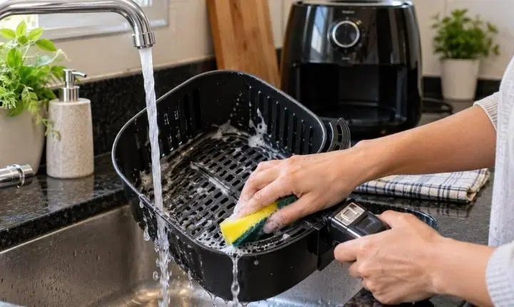Como limpar a air freyer corretamente