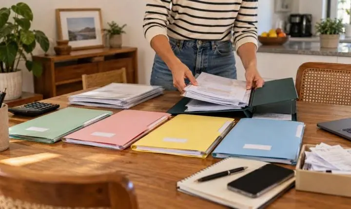 Como organizar documentos da casa: passo a passo seguro e prático