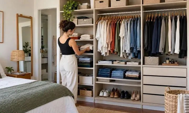 Como organizar o guarda roupa de forma prática: passo a passo seguro e prático