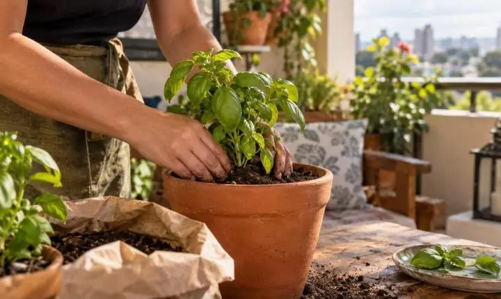 Como plantar manjericão em vaso de barro: guia prático e cuidados essenciais 
