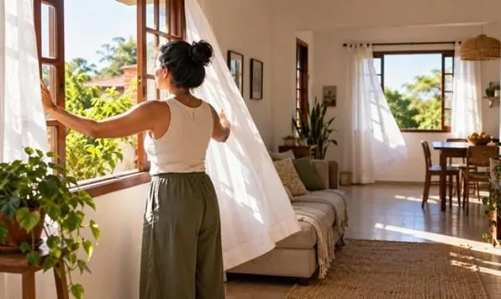 Como usar sol e ventilação a favor da casa: passo a passo seguro e prático