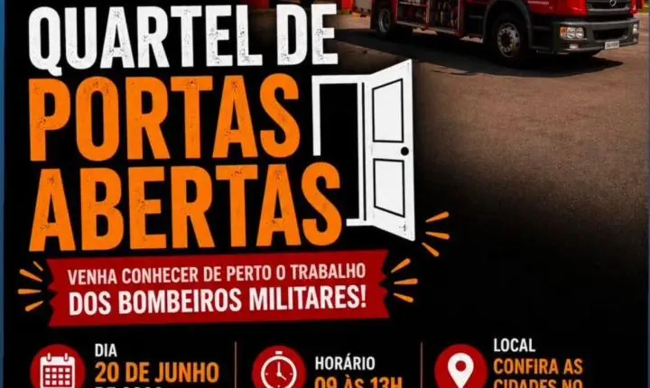 Corpo de Bombeiros abre Semana da Prevenção com atividades gratuitas para a população