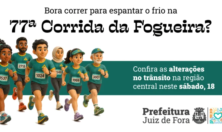 Corrida da Fogueira altera trânsito em Juiz de Fora neste fim de semana; veja rotas e horários