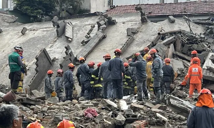 Duas pessoas morrem em desabamento em São Paulo na Penha