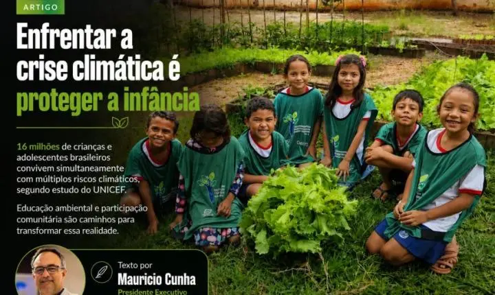 A proteção de crianças e adolescentes diante da crise climática no Brasil