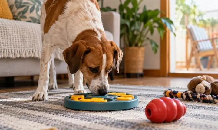 Enriquecimento ambiental para cães dentro de casa: guia prático e cuidados essenciais