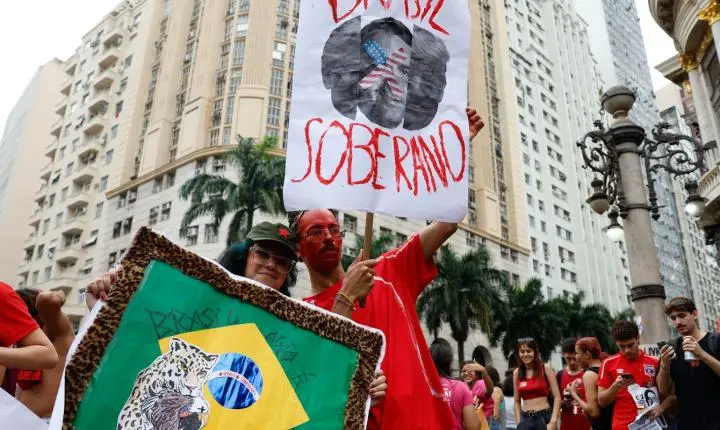 Estudantes protestam no Rio de Janeiro de olho nas eleições de 2026