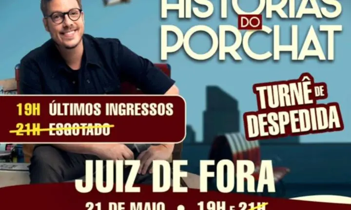 Fábio Porchat se apresenta nesta quinta-feira em Juiz de Fora; sessão das 21h está esgotada