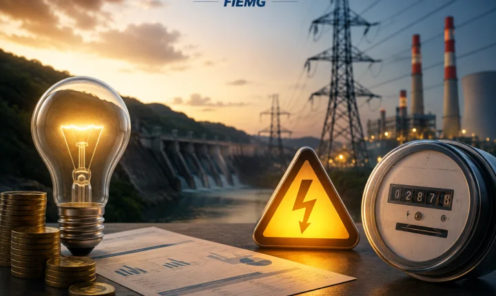 FIEMG alerta para impacto da bandeira amarela e reajuste da Cemig nas contas de energia em Minas Gerais