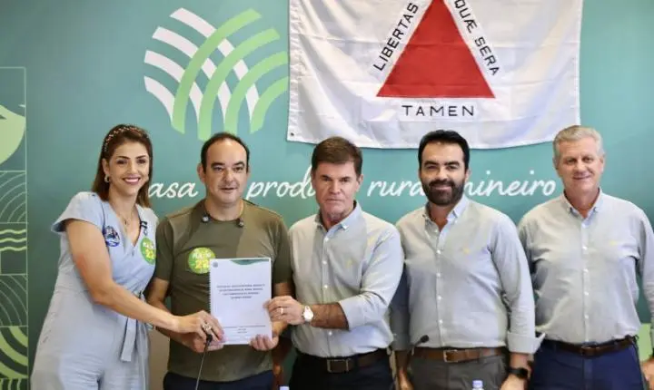 Flávio Roscoe visita Sistema Faemg e apresenta propostas para a agropecuária mineira