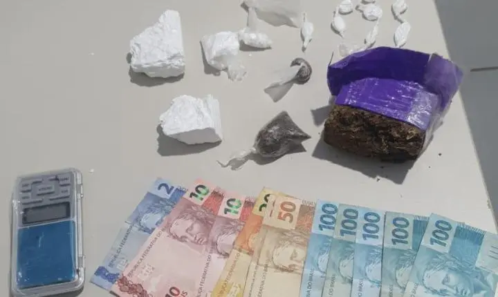 Homem é preso com maconha, cocaína e pasta base durante operação na MGC-482