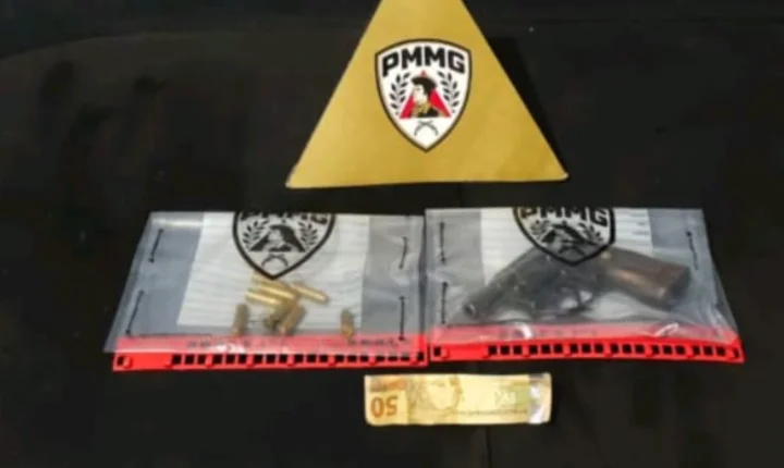 Homem é preso com revólver calibre .38 durante investigação sobre disparos em Conselheiro Lafaiete