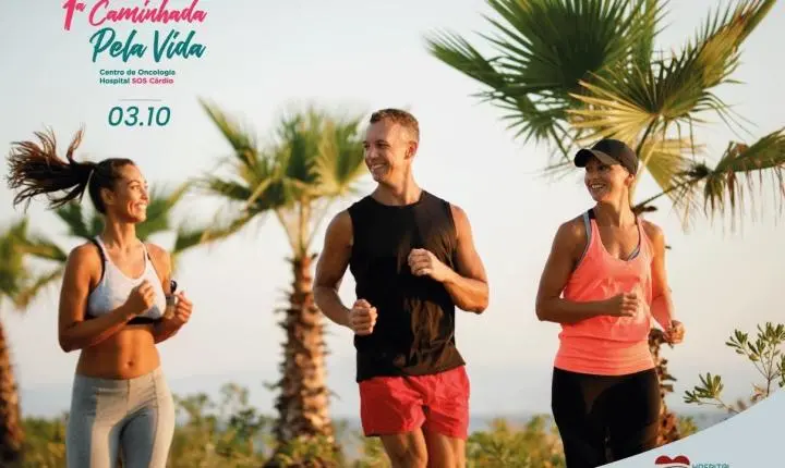 Hospital SOS Cárdio promove 1ª Caminhada pela Vida, em Florianópolis 