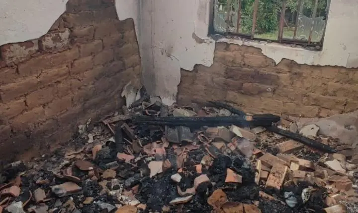Incêndio destrói 75% de casa na zona rural de Ibertioga; não houve vítimas
