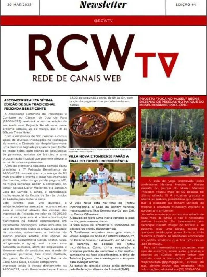 Informativo Diário RCWTV 20/03/2023