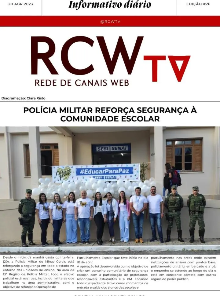 Informativo Diário RCWTV 20/04/2023