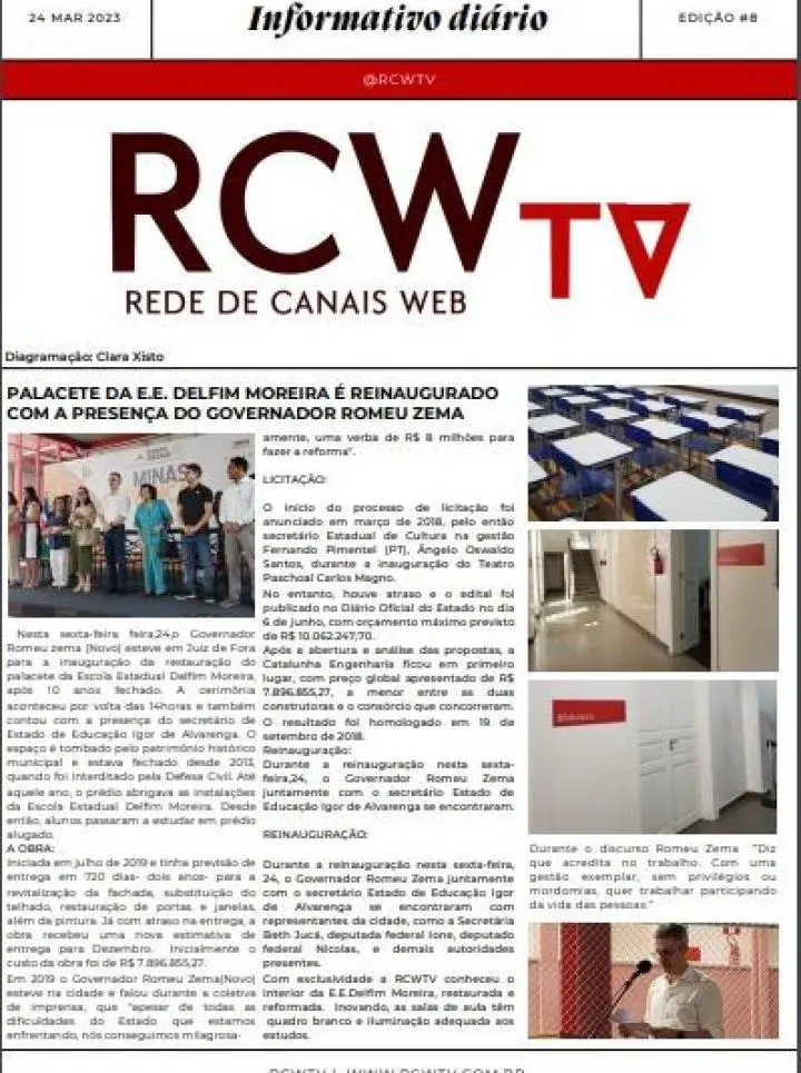 Informativo Diário RCWTV 24/03/2023