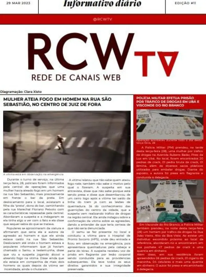 Informativo diário RCWTV 28/03/2023