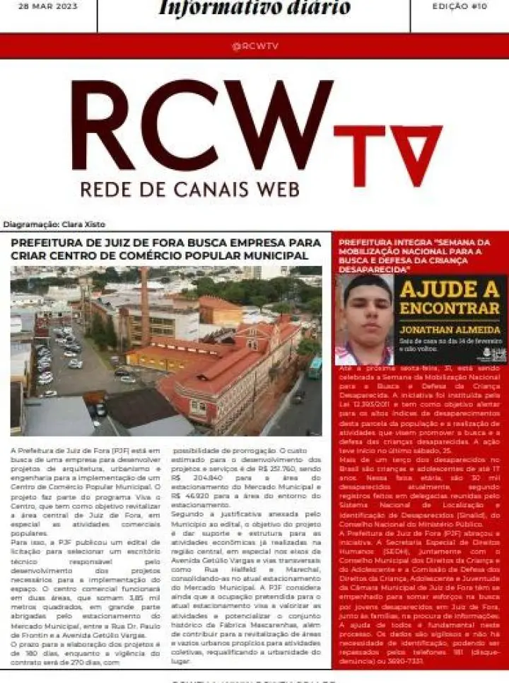 Informativo Diário RCWTV 28/03/2023