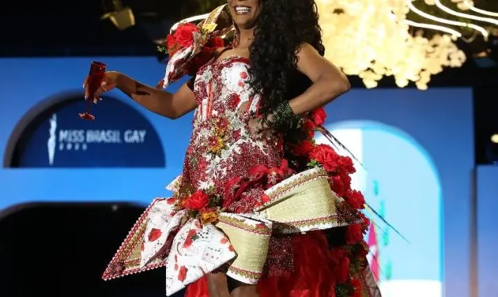 Jade Hwskaier, do Rio de Janeiro, vence o Miss Brasil Gay 2025 em Juiz de Fora