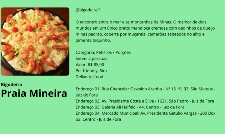JF Sabor Ouro de Minas reúne 51 receitas em 2025