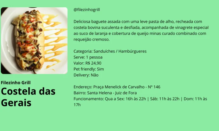 JF Sabor Ouro de Minas reúne 51 receitas em 2025