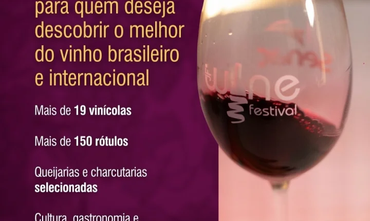 JF Wine Festival chega à grande feira no Trade Hotel e entra na reta final com degustações, cinema e música em Juiz de Fora