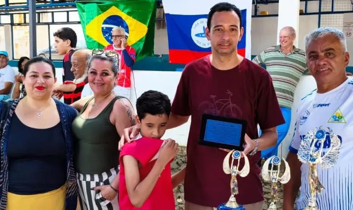 Leandro Dias recebe homenagem da Liga de Malha de Juiz de Fora por divulgação do esporte regional 