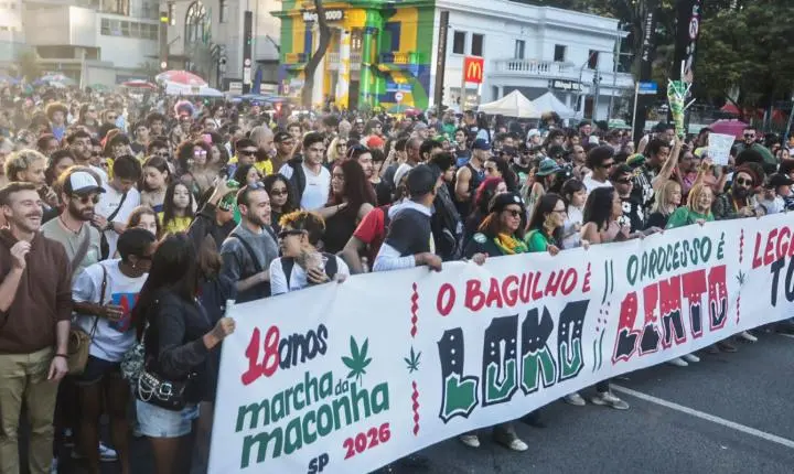 Marcha da maconha em São Paulo clama por legalização e debate cannabis medicinal
