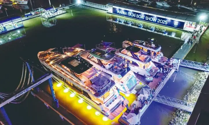 Marina Itajaí Boat Show terá telão para assistir aos jogos da Copa praticamente ‘sobre as águas’