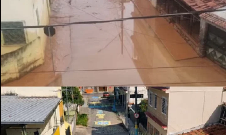 Moradores revitalizam rua destruída pela chuva em Juiz de Fora antes da Copa