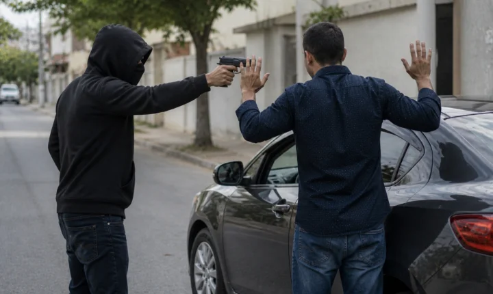 Motorista de aplicativo é vítima de roubo em Betim; veículo é recuperado horas depois
