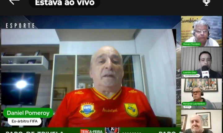 No Papo de Trivela, Daniel Pomeroy relembra trajetória na arbitragem e analisa a evolução do futebol