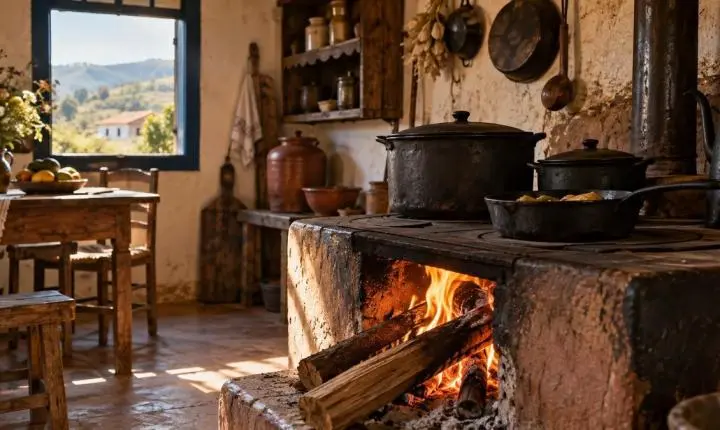 O fogão a lenha no centro da cozinha: história, lembranças e curiosidades