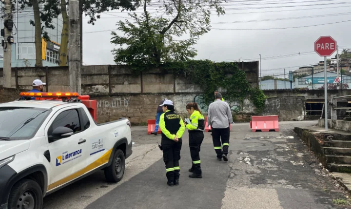 Obras do PAC avançam no Bairro Industrial e alteram trânsito na Avenida Lúcio Bittencourt em Juiz de Fora