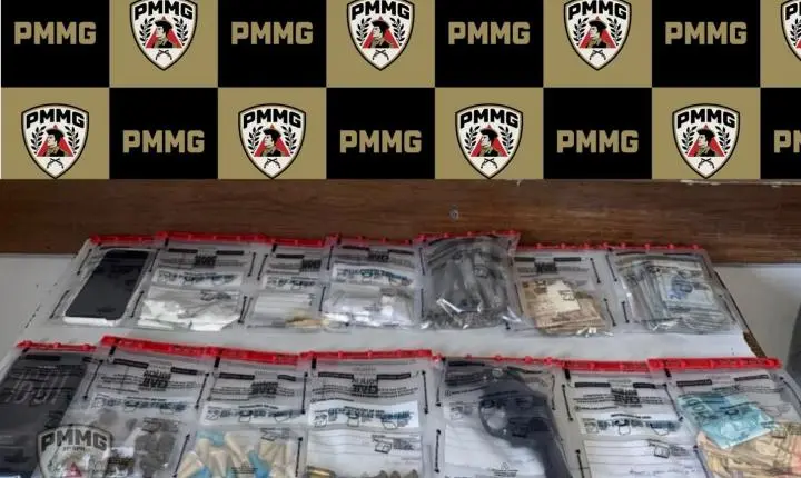 Operação Jericó prende homens por tráfico e posse de arma em Ubá