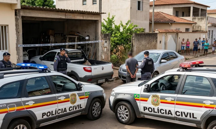 Operação Longa Manus II: Polícia prende dois em flagrante por desmanche clandestino em Bicas