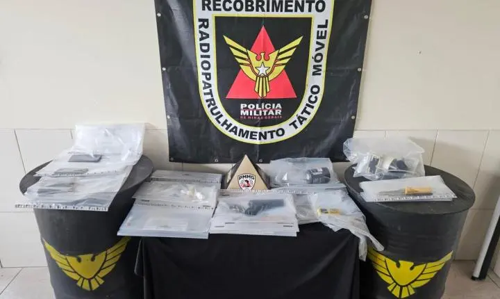 Operações da Polícia Militar apreendem drogas e prendem suspeitos em Barbacena e Santos Dumont
